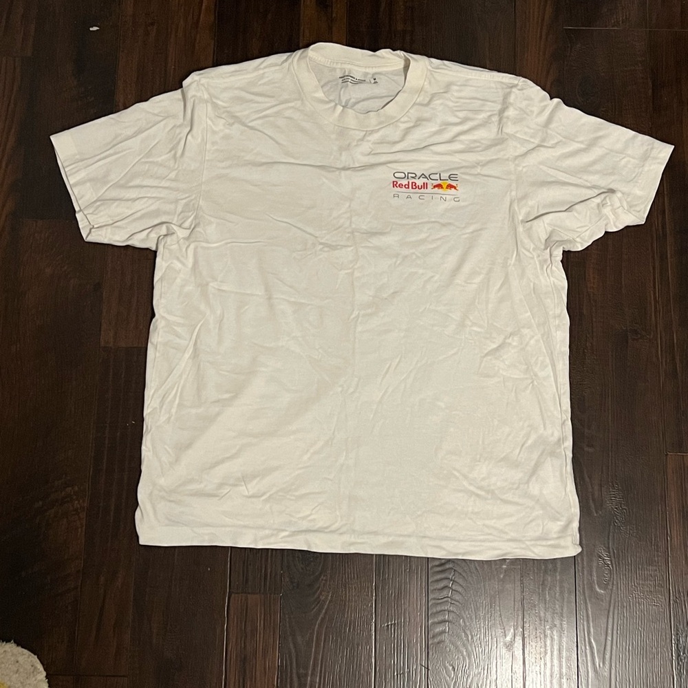 Abercrombie & Fitch White Racing Tee